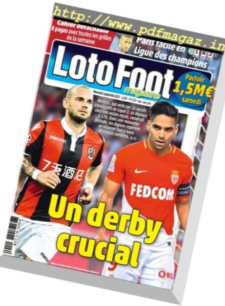 Loto Foot – 6 Septembre 2017 Cover