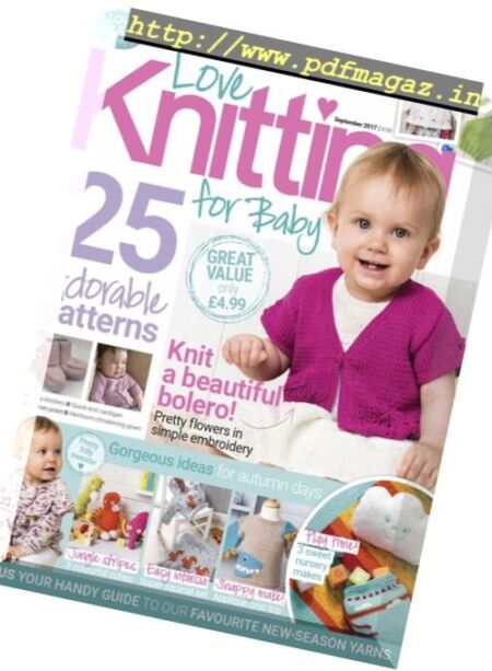 Love Knitting for Baby – September 2017 Cover