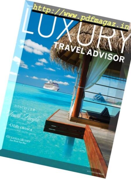 Luxury Travel Advisor – August 2017 Cover