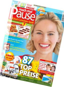Mach mal Pause – 30 August 2017