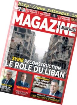 Magazine Le Mensuel – Aout 2017