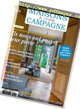 Maisons a Vivre Campagne – Septembre-Octobre 2017