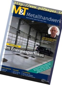 M&T Metallhandwerk – Nr.8 2017