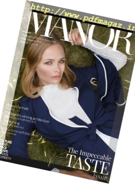 Manor Magazine – High Summer 2017 Cover