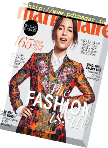 Marie Claire Netherlands – September 2017 Cover