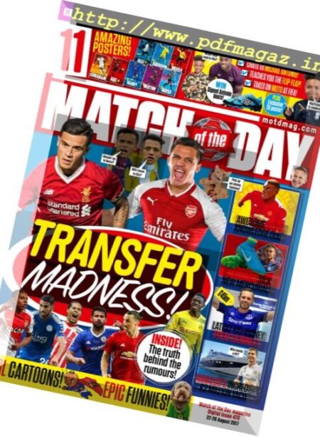 Match of the Day – 22-28 August 2017 Cover