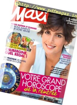 Maxi – 21 au 27 Aout 2017