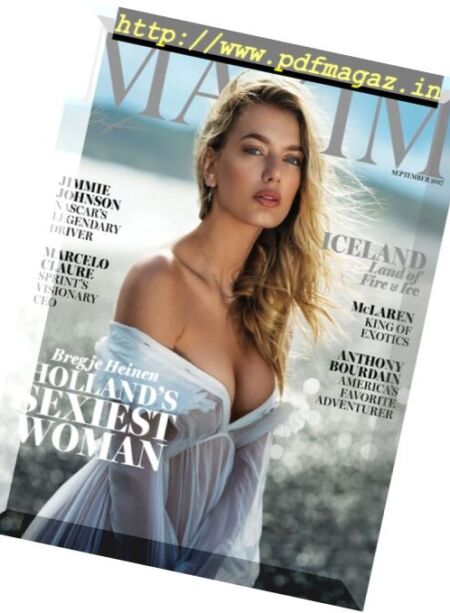 Maxim USA – September 2017 Cover