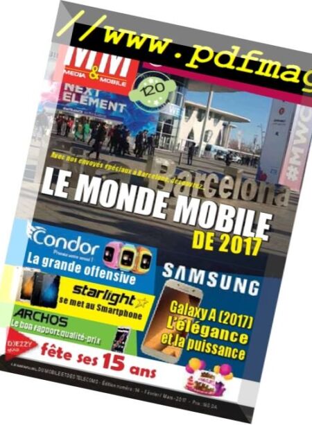 Media Mobile – N 14, Fevrier-Mars 2017 Cover