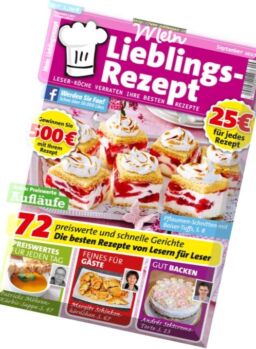 Mein Lieblingsrezept – September 2017