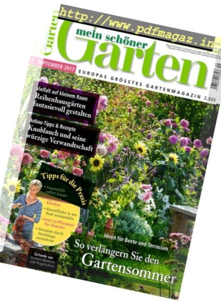 Mein schoner Garten – September 2017 Cover
