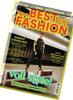 Men’s Health Germany Best Fashion – September 2017
