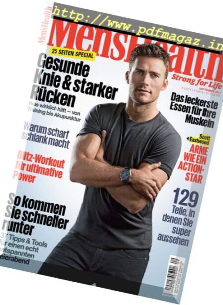 Men’s Health Germany – September 2017 Cover