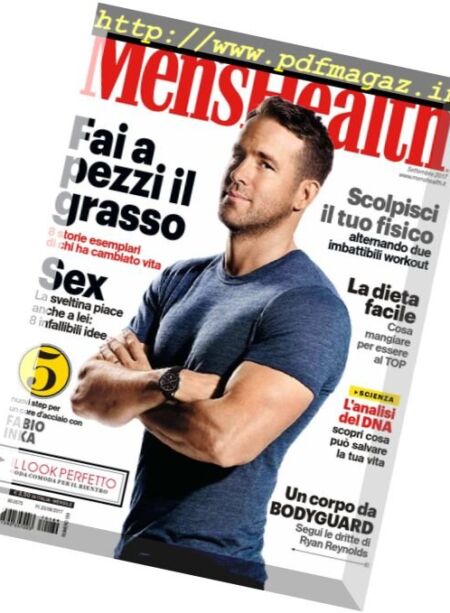 Men’s Health Italia – Settembre 2017 Cover