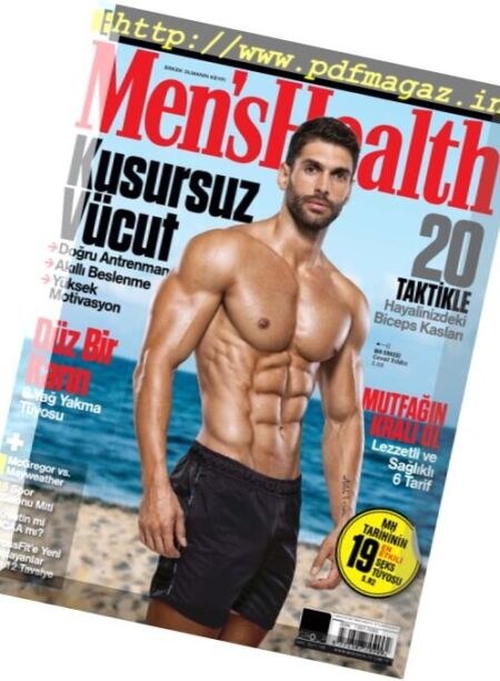 Men’s Health Turkey – Agustos 2017 Cover