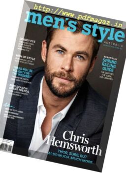 Men’s Style Australia – Spring 2017