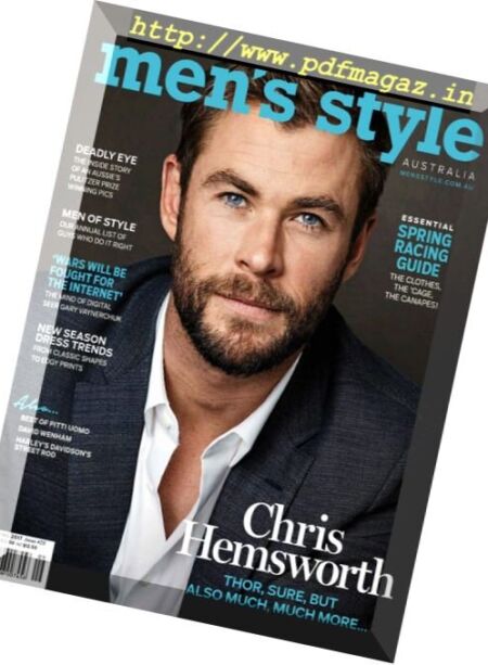 Men’s Style Australia – Spring 2017 Cover
