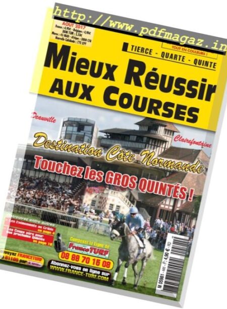 Mieux Reussir aux Courses – Aout 2017 Cover
