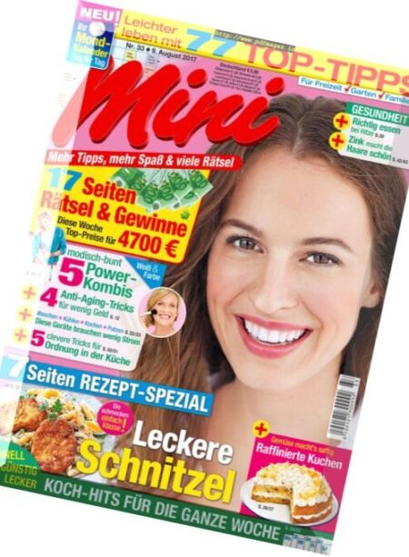 Mini – 9 August 2017 Cover