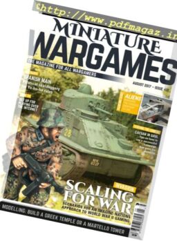 Miniature Wargames – August 2017