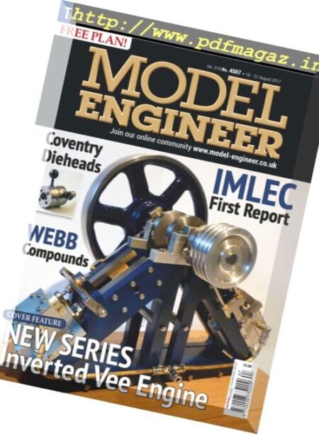 Model Engineer – 18-31 August 2017 Cover