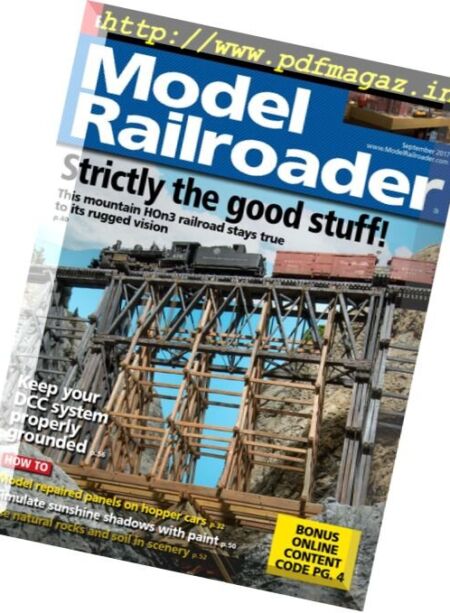 Model Railroader – September 2017 Cover