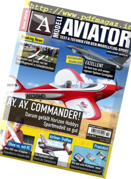 Modell Aviator – Oktober 2017 Cover