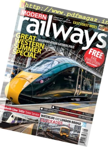 Modern Railways – August 2017 Cover