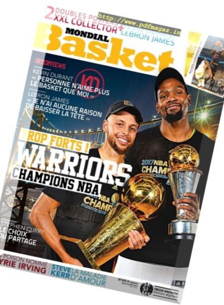Mondial Basket – Juillet-Aout 2017 Cover