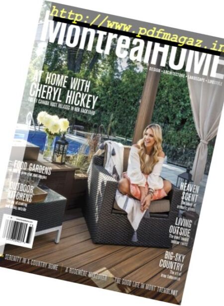 Montreal Home – Outdoors Issue 2017 Cover