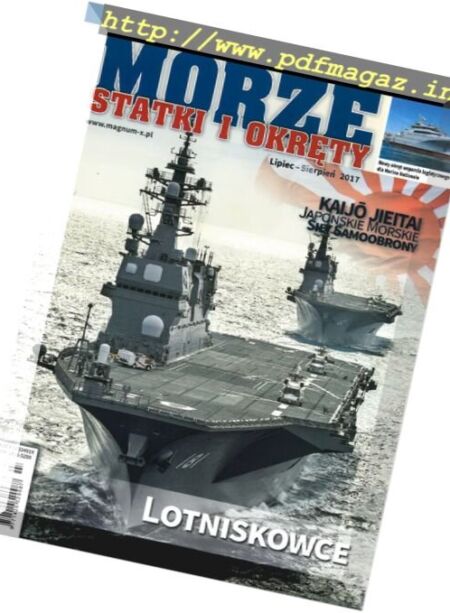 Morze Statki i Okrety – Lipiec-Sierpien 2017 Cover