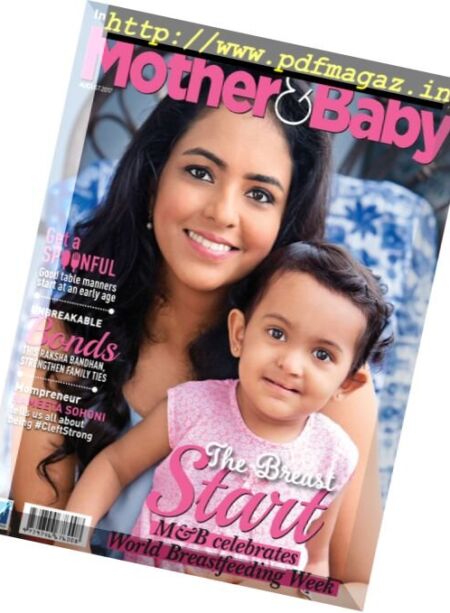 Mother & Baby India – August 2017 Cover
