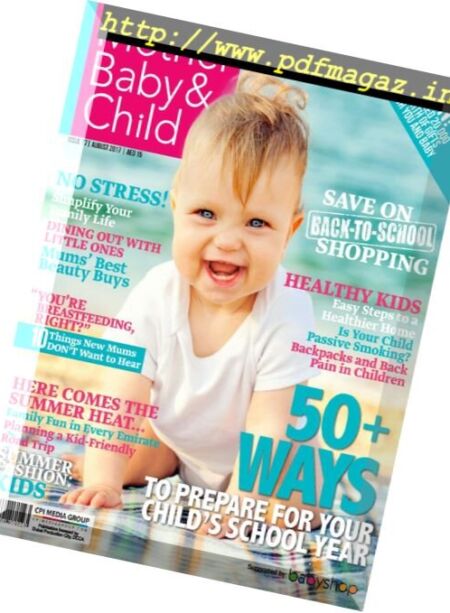 Mother Baby & Child – August 2017 Cover