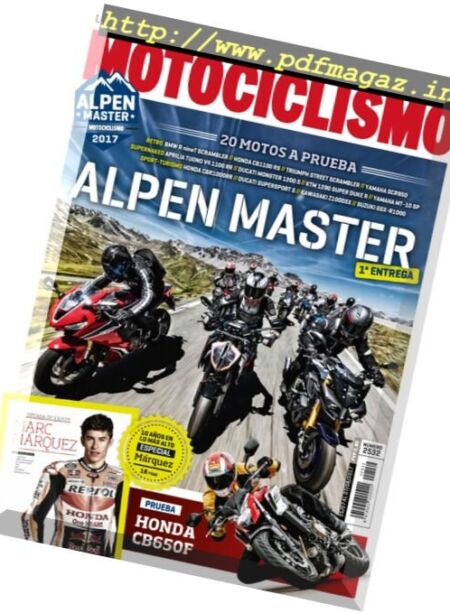 Motociclismo Spain – 25 Julio – 7 Agosto 2017 Cover