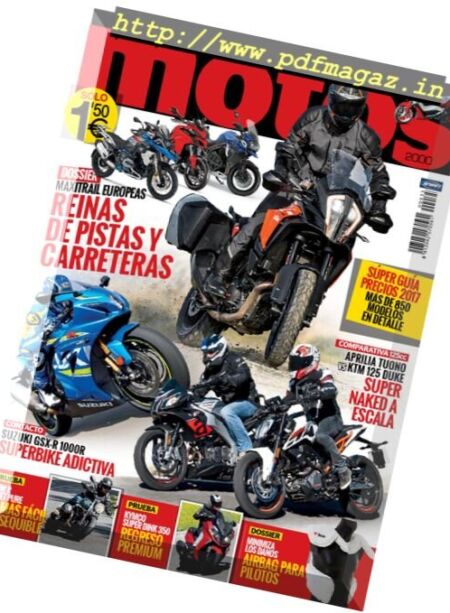 Motos Spain – Agosto 2017 Cover