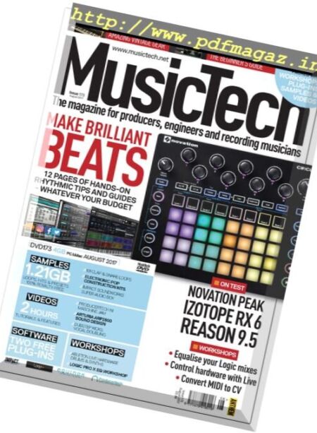 MusicTech – August 2017 Cover