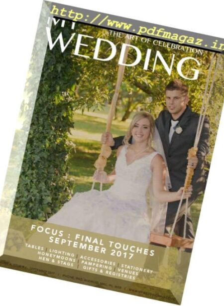 My Wedding – September 2017 Cover