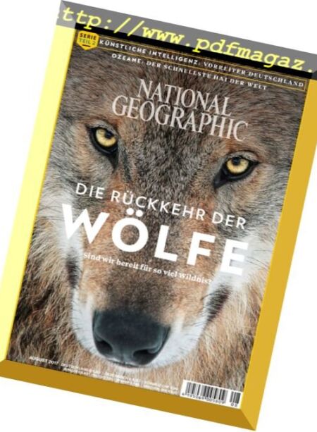 National Geographic Germany – August 2017 Cover