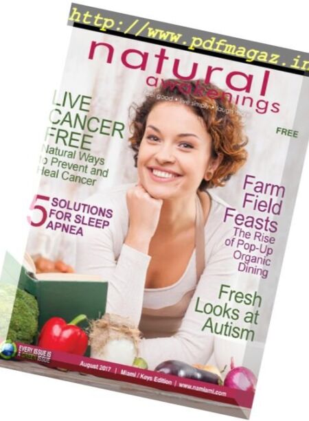 Natural Awakenings Miami – August 2017 Cover