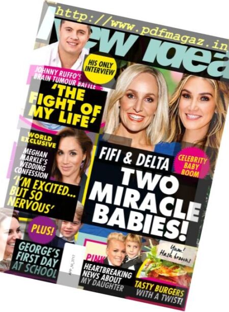 New Idea – 11 September 2017 Cover