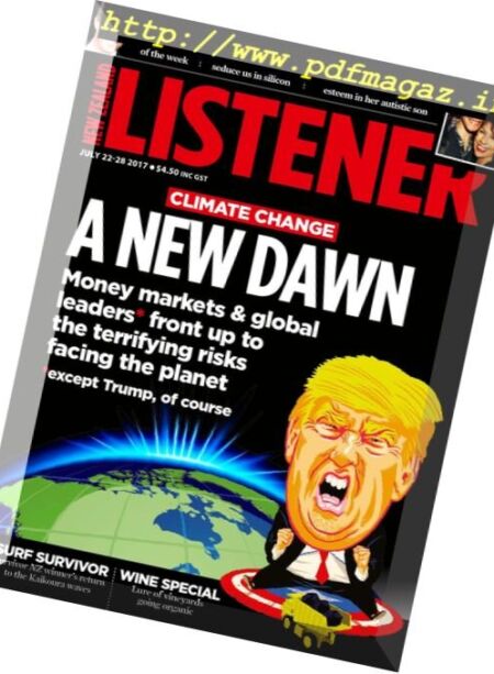 New Zealand Listener – 22-28 July 2017 Cover