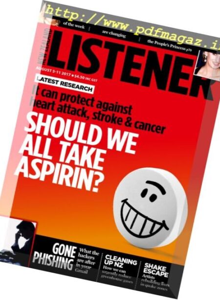 New Zealand Listener – 5 August 2017 Cover