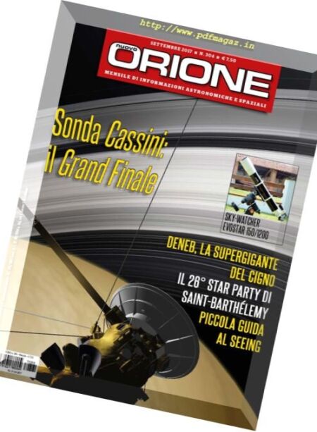 Nuovo Orione – Settembre 2017 Cover