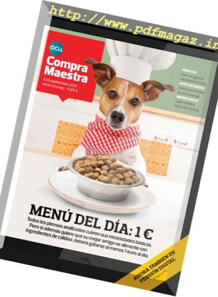 OCU-Compra Maestra – Septiembre 2017 Cover