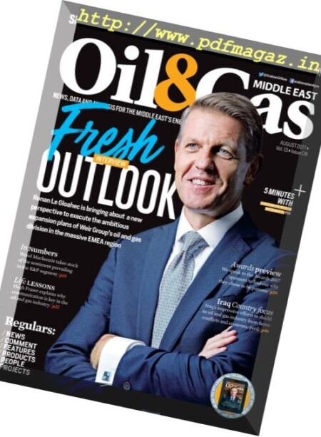 Oil & Gas Middle East – August 2017 Cover
