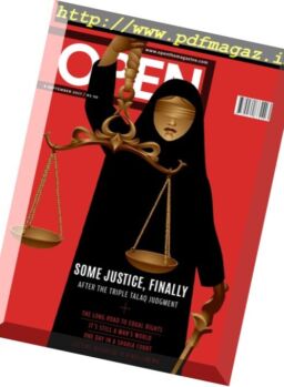 Open Magazine – 4 September 2017