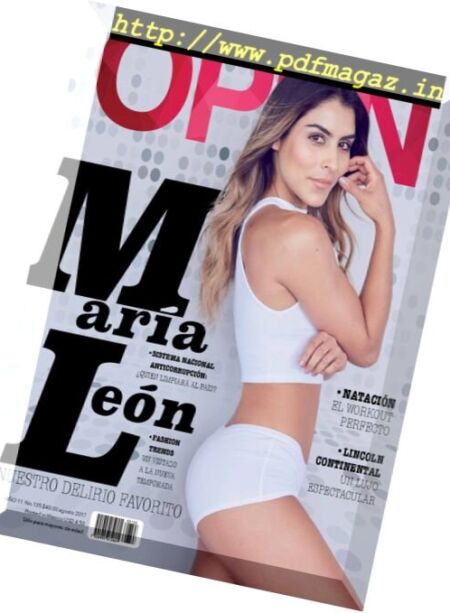 Open Mexico – Agosto 2017 Cover