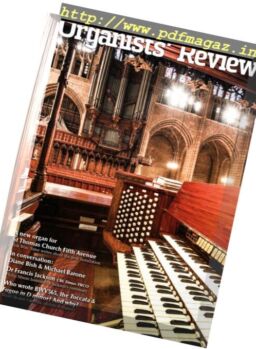 Organists’ Review – September 2017