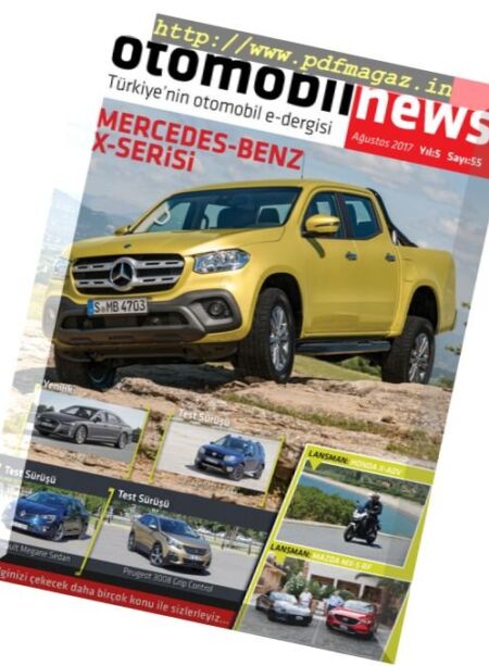 Otomobil News – Agustos 2017 Cover
