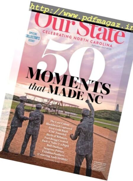 Our State Celebrating North Carolina – September 2017 Cover